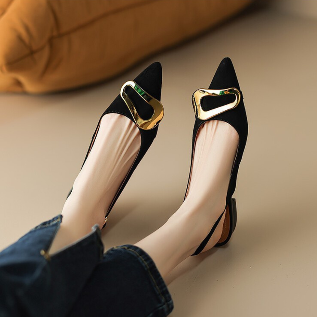 Elara Genuine Leather Slingback