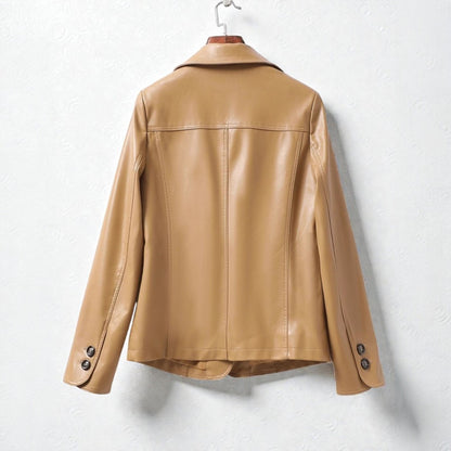 Sienna Sheepskin Leather Jacket
