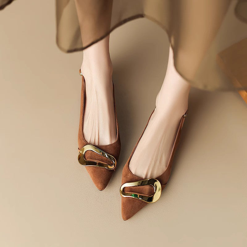 Elara Genuine Leather Slingback