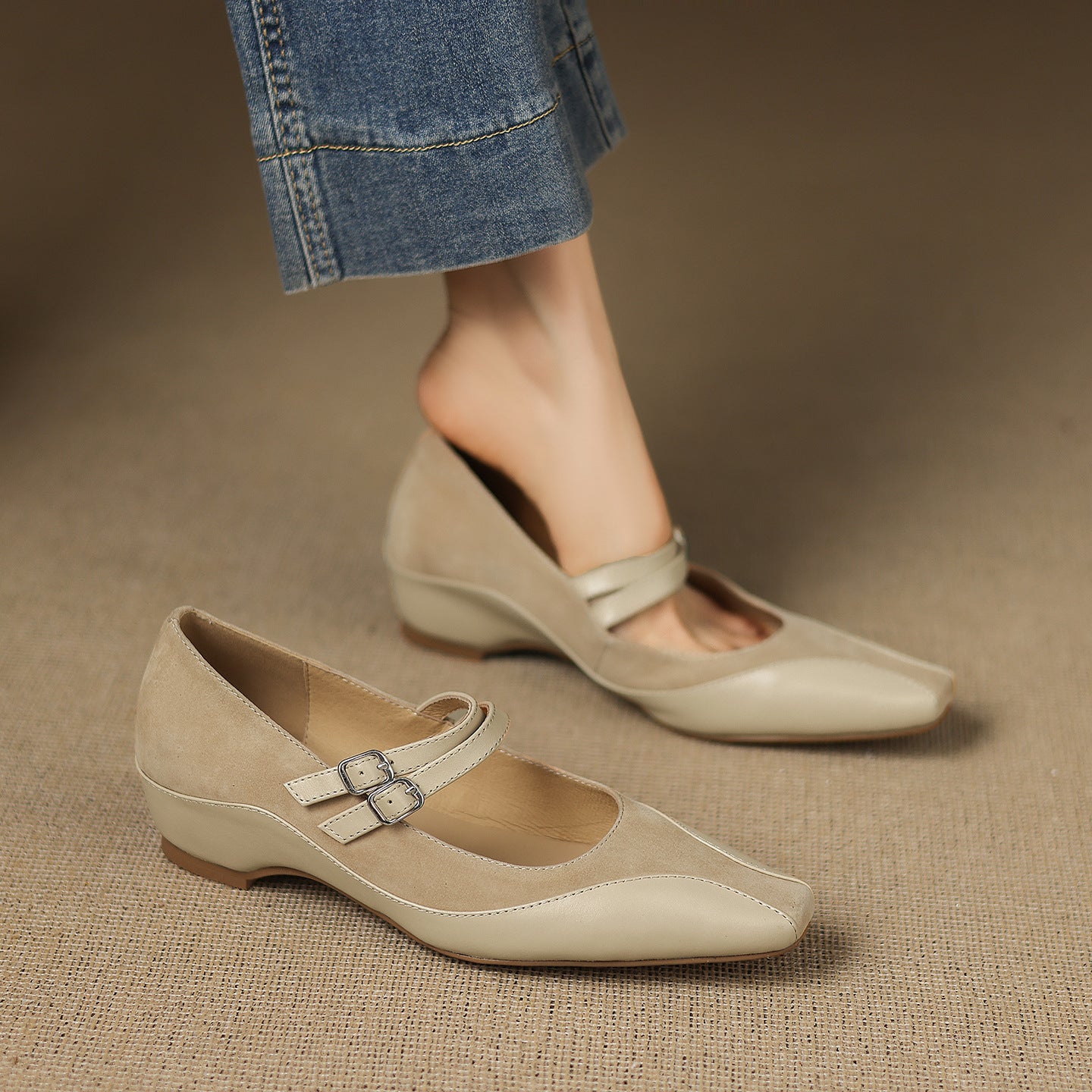 Freya Double-Strap Mary Jane