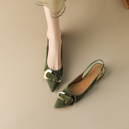 Elara Genuine Leather Slingback