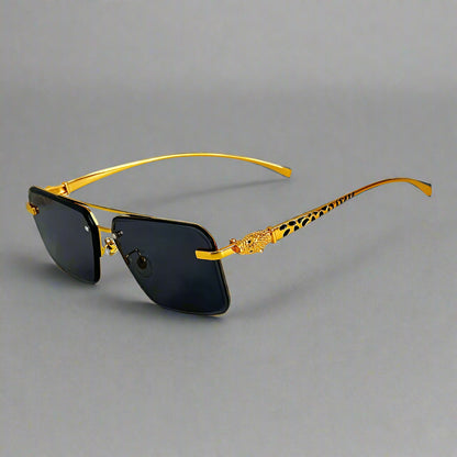 "Leopardo" Square Sunglasses - Axel Ross