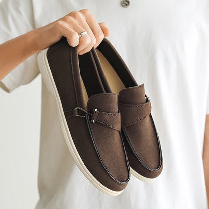 Luciano Suede Loafers - Axel Ross