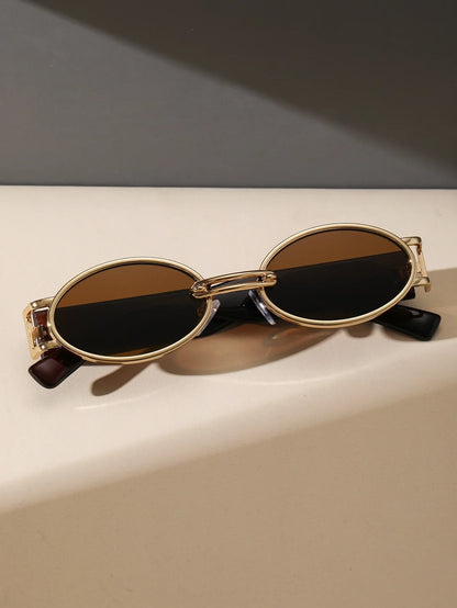 "Alba Serenata" Oval Vintage Sunglasses - Axel Ross