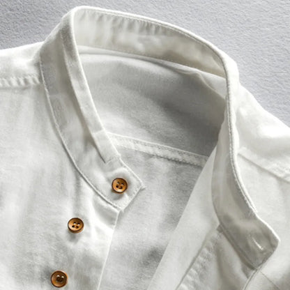 Asuka Japanese Linen Shirt - Axel Ross