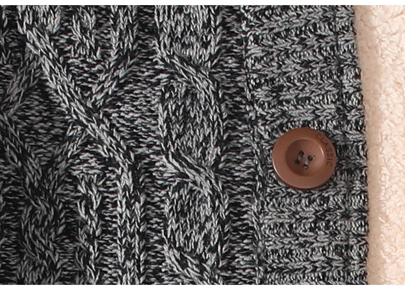 Winter Cardigan Male Thicken Warm Wool Cashmere Winter Coats Sweater Men Clothing 2020 New Outwear Size 4XL 5XL 6XL 7XL - Axel Ross