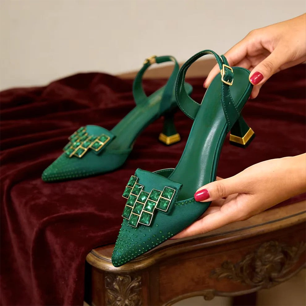 The Valencia Jewel Pumps