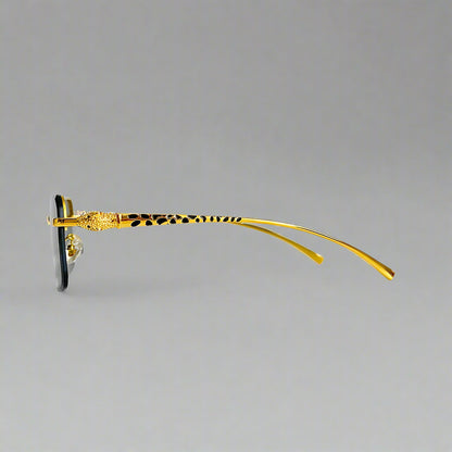 "Leopardo" Square Sunglasses - Axel Ross