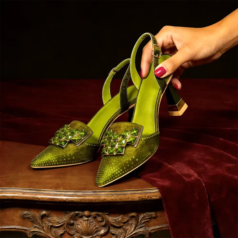The Valencia Jewel Pumps