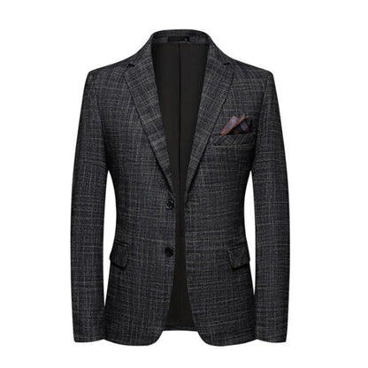 2025 Men's Slim Fit Business Casual Blazer High Quality Fashion All-in-One Banquet Korean Style Handsome Trend for All Seasons - Axel Ross