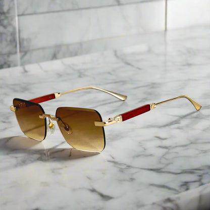 "Monaco" Rimless Sunglasses - Axel Ross