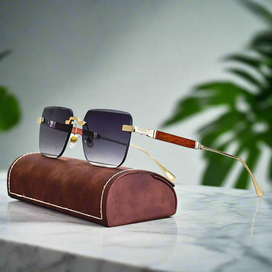 "Monaco" Rimless Sunglasses - Axel Ross