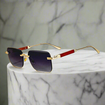 "Monaco" Rimless Sunglasses - Axel Ross