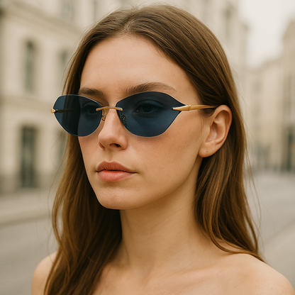 Carlo™ Rimless Polarized Sunglasses - Axel Ross