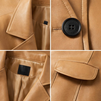 Sienna Sheepskin Leather Jacket